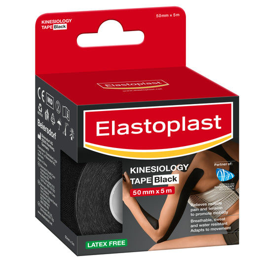 Elastoplast Sport Kinesiology Tape Black 48320