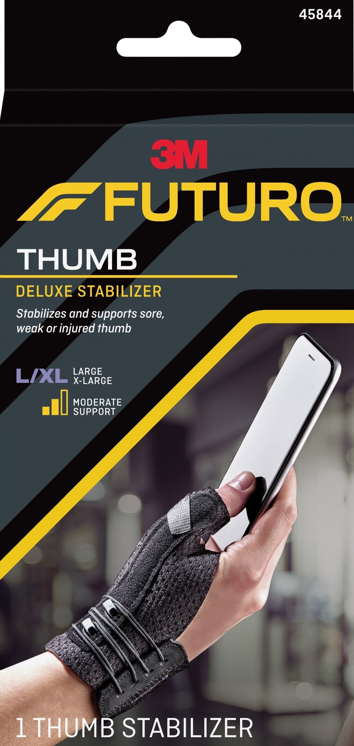 FUTURO Deluxe Thumb Stabilizer (Black) Large/XL