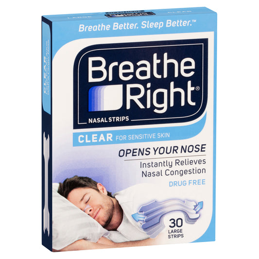 Breathe Right Nasal Clear Large 30