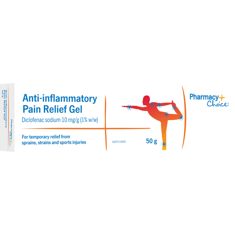 Pharmacy Choice Anti-Inflammatory Pain Relief Gel 50g