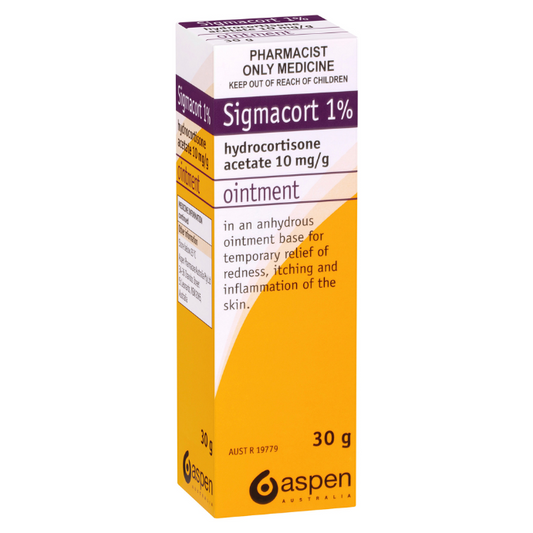 Sigmacort 1% Ointment 30g - Hydrocortisone