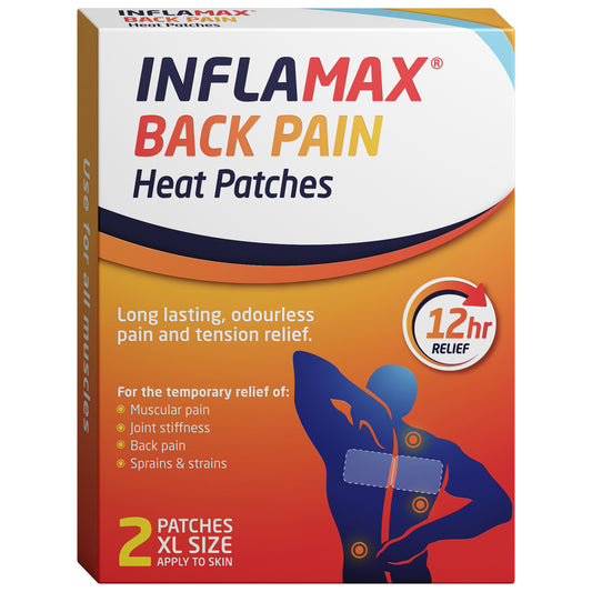 Inflamax Back Pain Heat Patch XL 2Pk