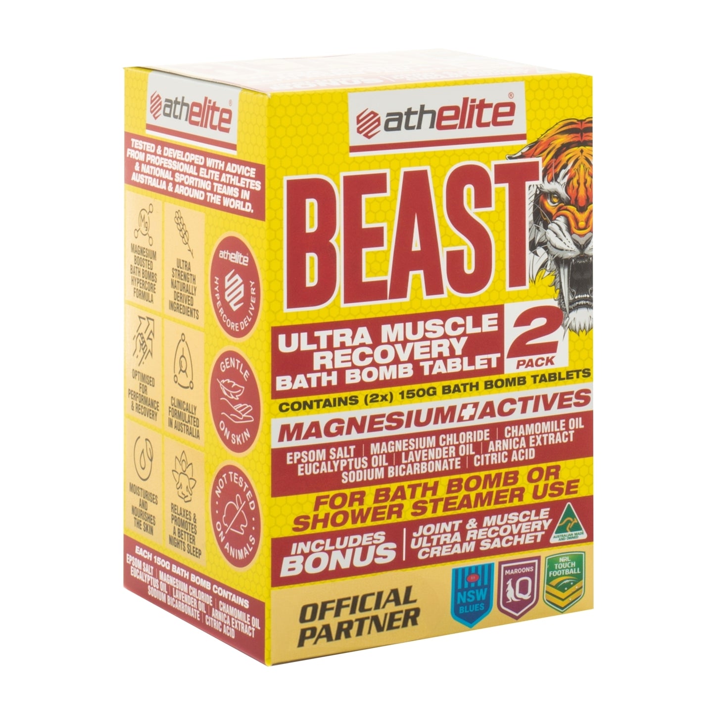 Athelite Beast Muscle Bath Tablets 2Pk