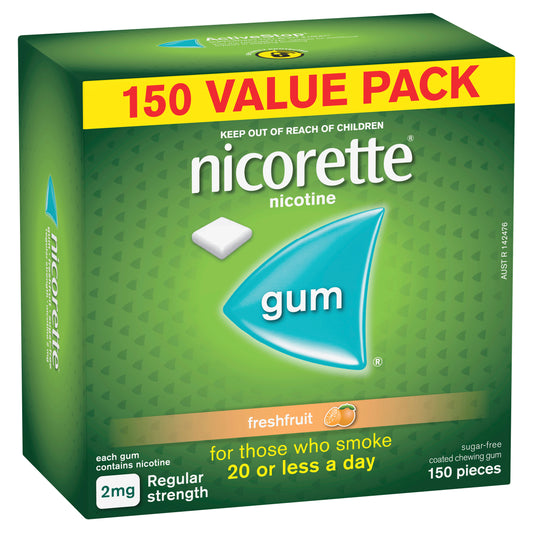 Nicorette Gum Freshfruit  2 mg 150 Pack
