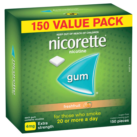 Nicorette Gum Freshfruit  4 mg 150 Pack