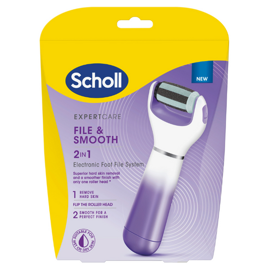 Scholl ExpertCare 2-in-1 Electronic Foot File System