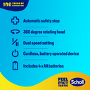 Scholl ExpertCare 2-in-1 Electronic Foot File System