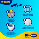 Scholl ExpertCare 2-in-1 Electronic Foot File System