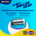 Scholl ExpertCare 2-in-1 Electronic Foot File System