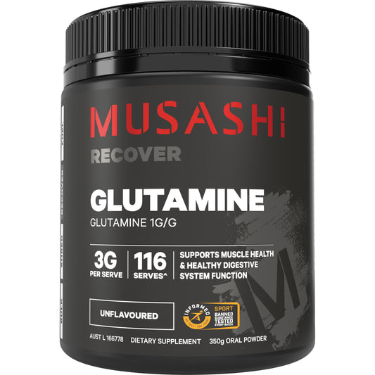 Musashi Glutamine Unflavoured Powder 350g