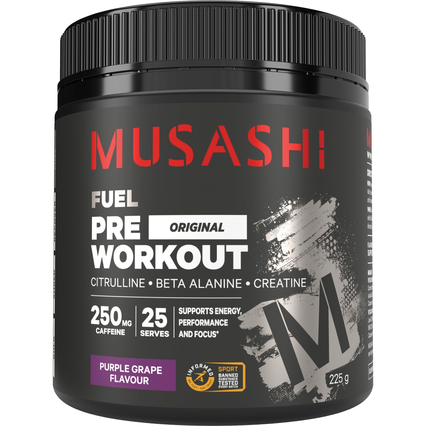 Musashi Pre-Workout Purple Grape 225g