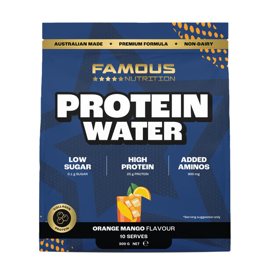 Famous Nutrition Protein Water Orange Mango 300g