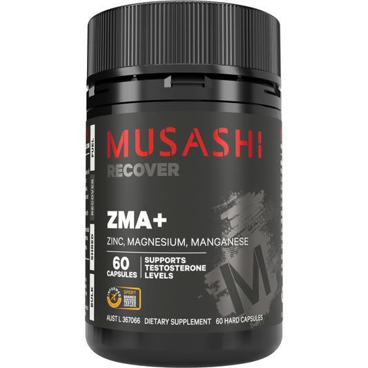 Musashi ZMA + Mineral Blend Capsules 60
