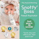 Snotty Boss Nasal Aspirator Kit – Motorised Baby Nasal Congestion Relief