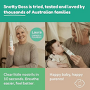 Snotty Boss Nasal Aspirator Kit – Motorised Baby Nasal Congestion Relief