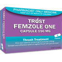 Trust Femzole One Fluconazole 150mg 1 Capsule