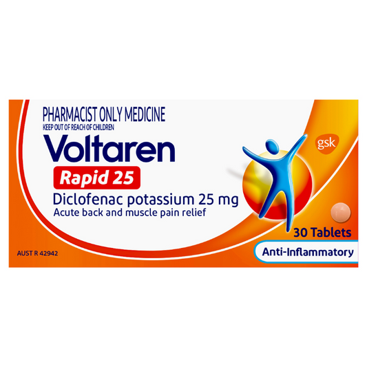 Voltaren Rapid Diclofenac 25mg Tablets 30